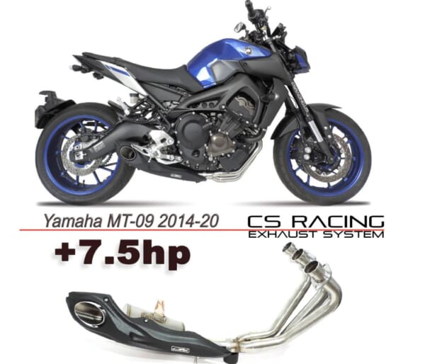 YAMAHA MT09 G.P.Rレーシングマフラー ヤマハ MT-09 GPR(ジーピーアール) フルエキゾーストマフラーを
