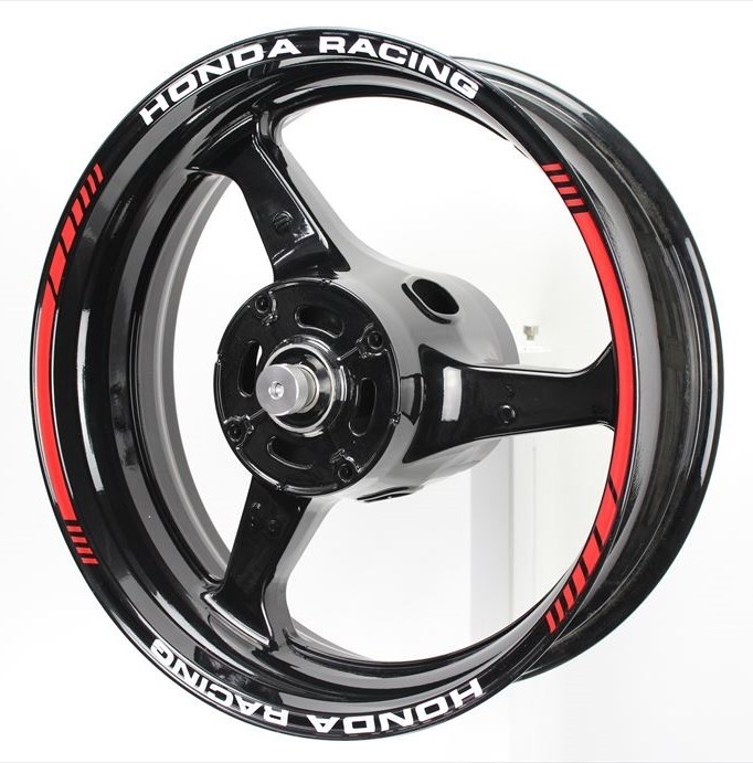 文字入り ホンダ車のマシンをかっこよくするリムステッカー Axxl