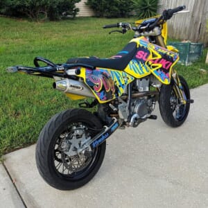 DR－Z400SM用 グライドライドオリジナルモタード