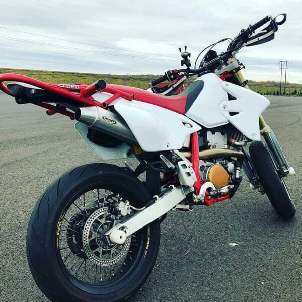 DR-Z400 スタントには必須パーツ サブケージ/ウィリーバー｜AxxL