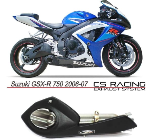 GSX-R600(06-07)用MOTOGPのようなサイド出しマフラー！｜AxxL