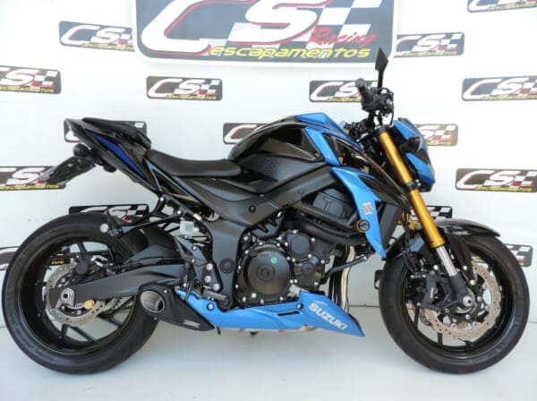 GSX750マフラー M4 Exhaust GSX-R750 2011-2025 GPスリップオンブラックマフラー