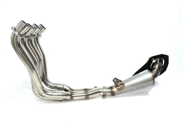 GSX750にMOTOGPのようなサイド出しマフラーでかっこよく！｜AxxL