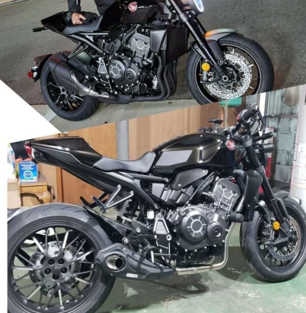 CB1000RにMOTOGPのようなサイド出しマフラーでかっこよく！｜AxxL