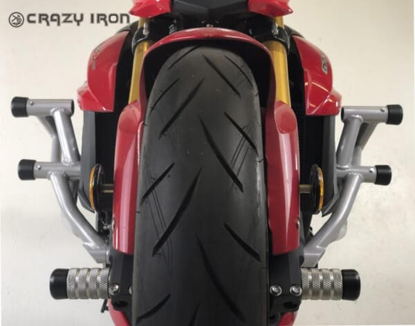 GSX-S750用 倒れても傷つかないスタントケージ｜AxxL