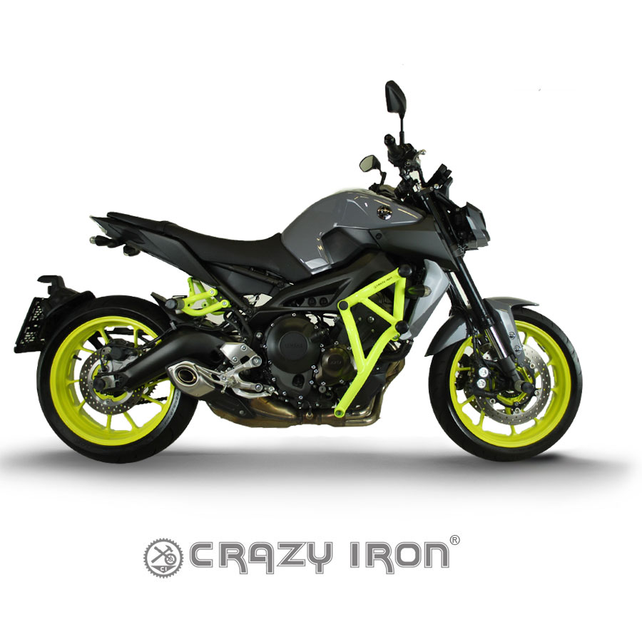 MT-09/トレーサー/XSR900用倒れても傷つかないスタントケージ｜AxxL