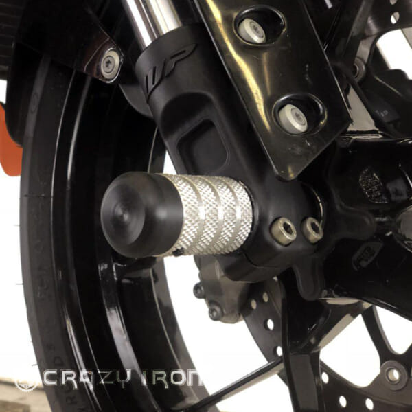 KTM DUKE 690 SMC 690用 スタント用の大型アクスルスライダー｜AxxL