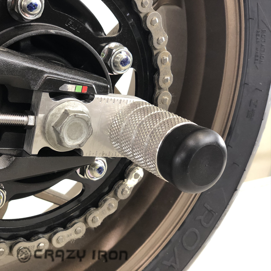 オートバイ後輪フォークアクスルスライダースイングアーム