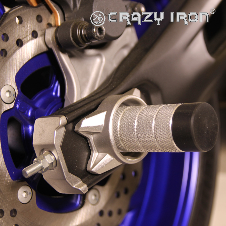 CRAZY IRON スタント用 リア アクスルスライダー MT-07 FZ-07 XSR700