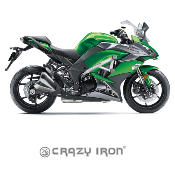 NINJA1000 (11-20) 用 スライダー付エンジンガードで車体を