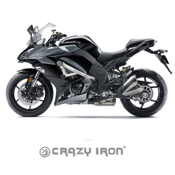NINJA1000 (11-20) 用 スライダー付エンジンガードで車体を