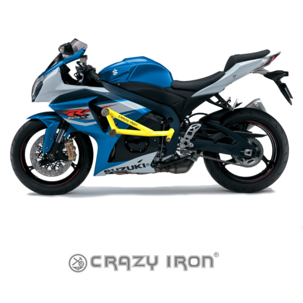 GSXR1000 (09-16)用 スライダー付エンジンガードで車体をガード