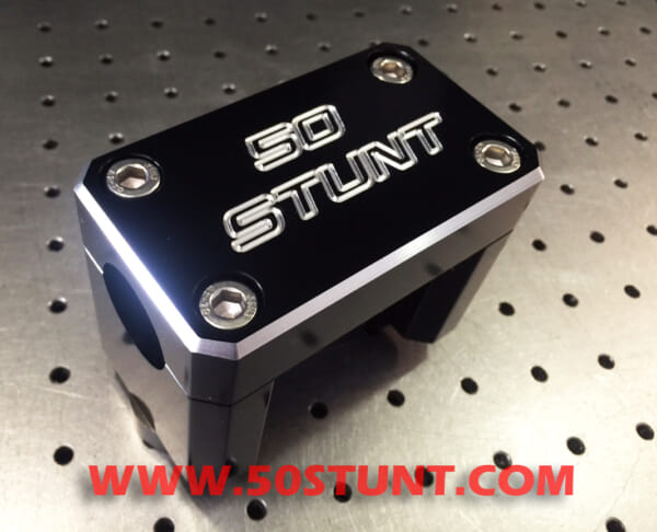 50STUNT グロム ハンドルバーサイズ コンバーター クランプ｜AxxL