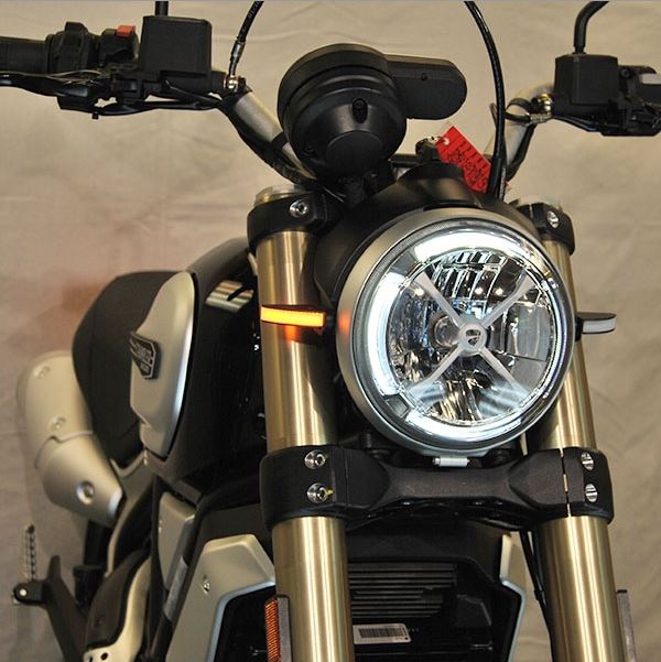 NRC製 スクランブラー 1100 用 ポリカーボネイト LEDウィンカー｜AxxL