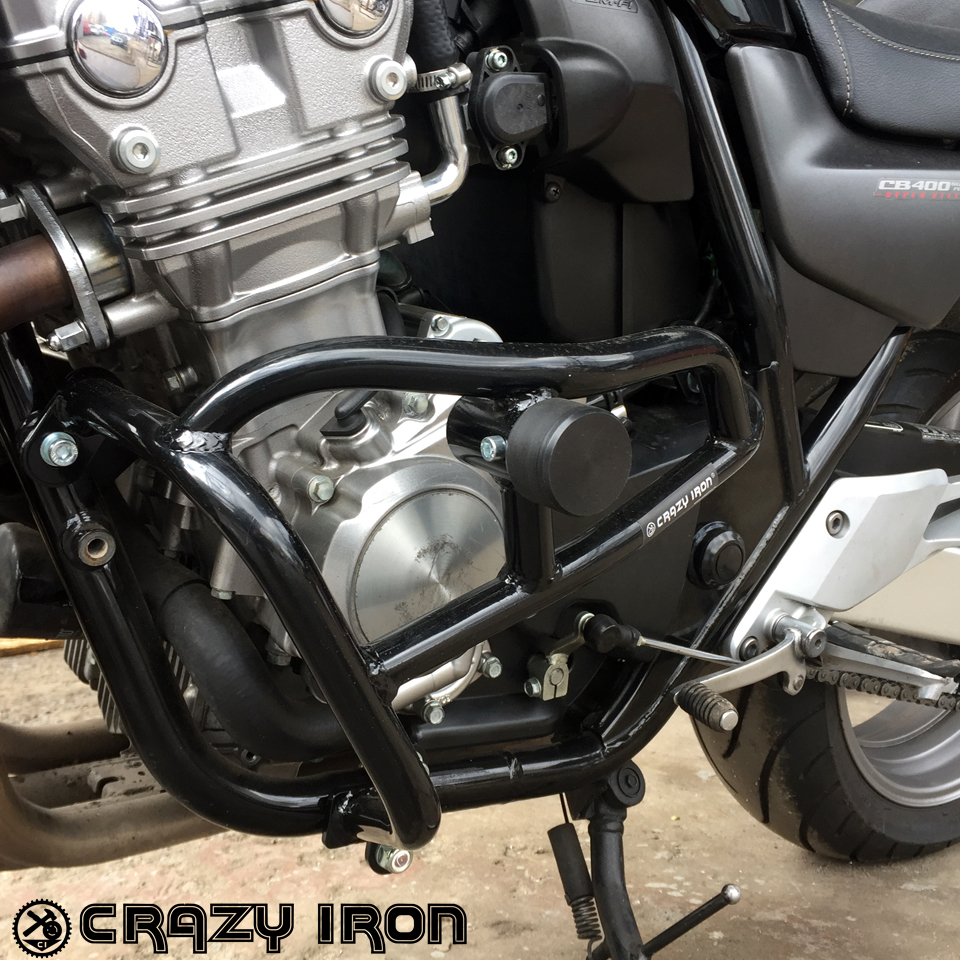 CB400SF VTEC REVO 車両をしっかり保護できるエンジンガード｜AxxL