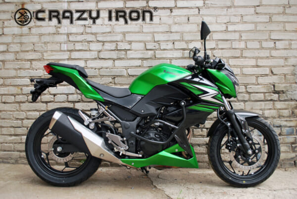 Z250 車両をしっかり保護できるエンジンガード｜AxxL