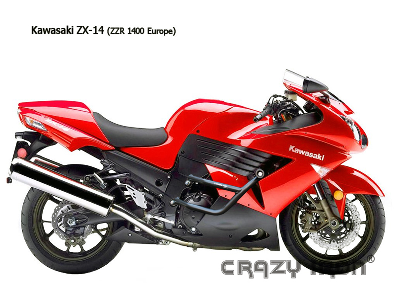 ZX-14R / ZZR1400 (06-11) 車両をしっかり保護できるエンジンガード｜AxxL