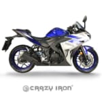 YZF-R25 YZF-R3 (14-18) MT-25 MT-03 エンジンスライダー 黒