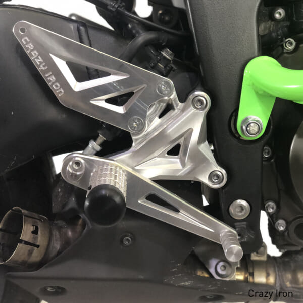 CRAZY IRON ZX6R (09-18) スタント専用 ステップキット|AxxL CRAZY IRON ZX6R (09-18) スタント専用 ステップキット|AxxL