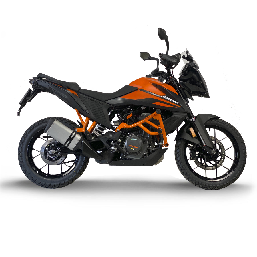 CRAZY IRON KTM 390 ADVENTURE用 倒れても傷つかないエンジン