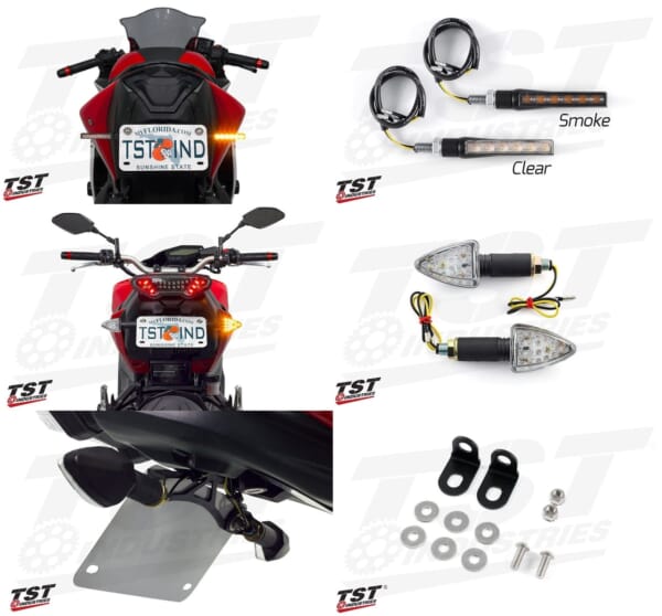 TST製 MT-09(17-20 )可倒式フェンダーレス フルキット|AxxL