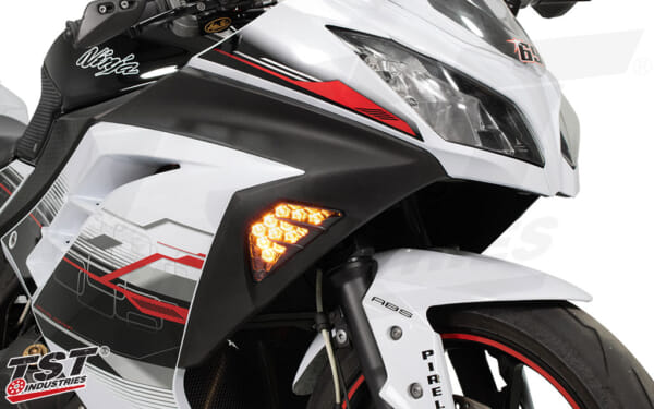 TST Industries NINJA250 (13-23) NEXUS フロント LEDウィンカーキット