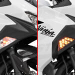 NINJA400 専用 カスタムLEDフロントウインカー|AxxL NINJA400 専用 カスタムLEDフロントウインカー|AxxL