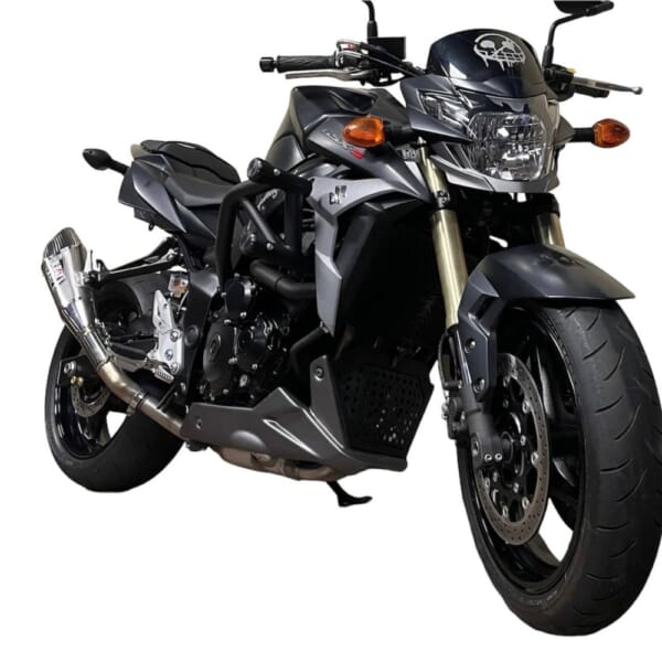 GSX-S750/GSR750用スライダー付エンジンガードで車体をガード｜AxxL