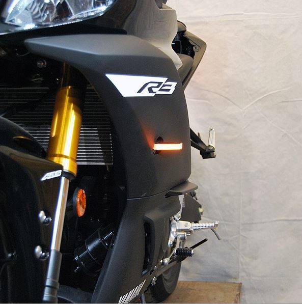 NRC製 YZF-R25/R3用 ポリカーボネイト LEDウィンカー｜AxxL