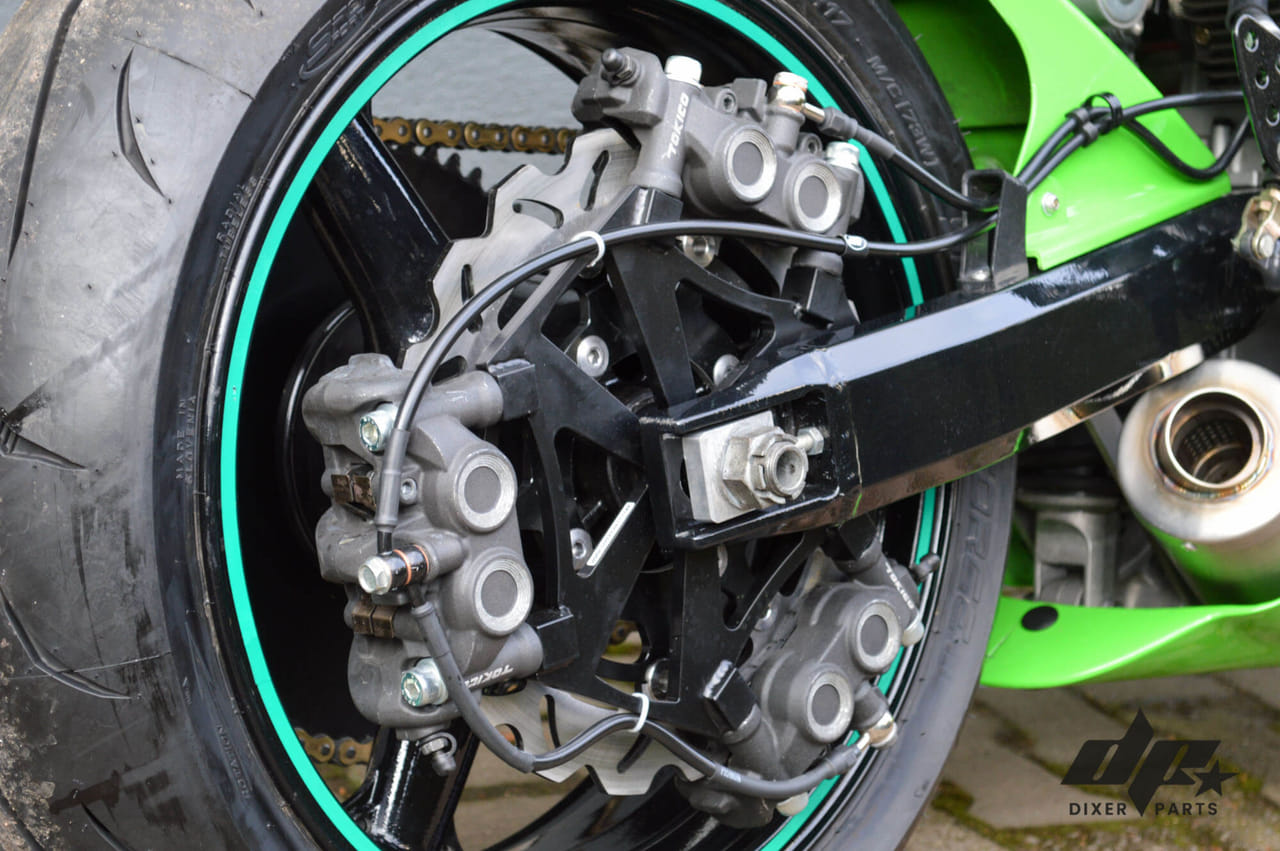 DIXER PARTS トリプル キャリパーブラケットキット ZX-6R (03-04)