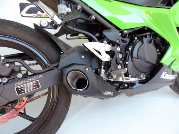 ninja400 2023 マフラー　カワサキ　純正EX400L コケキズなし