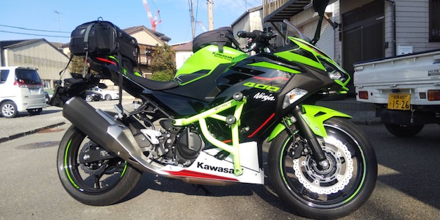 NINJA400(18-)へ CRAZY IRON スタントケージを施工しました| AxxL NINJA400(18-)へ CRAZY IRON スタントケージを施工しました| AxxL