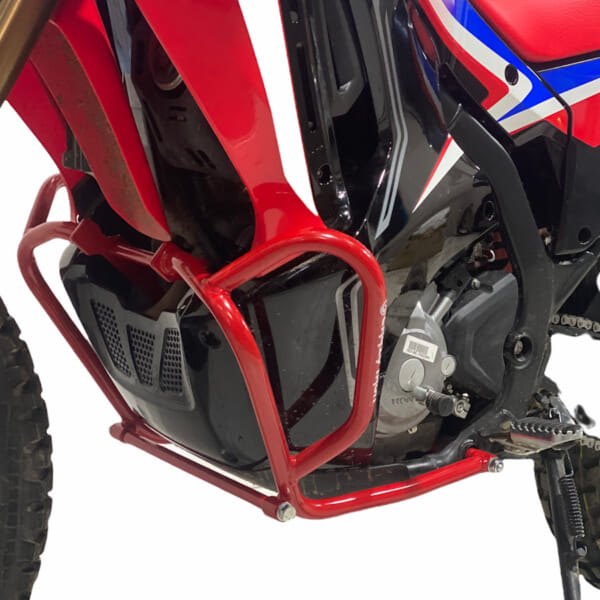 CRF250ラリー 車両をしっかり保護できるエンジンガード｜AxxL