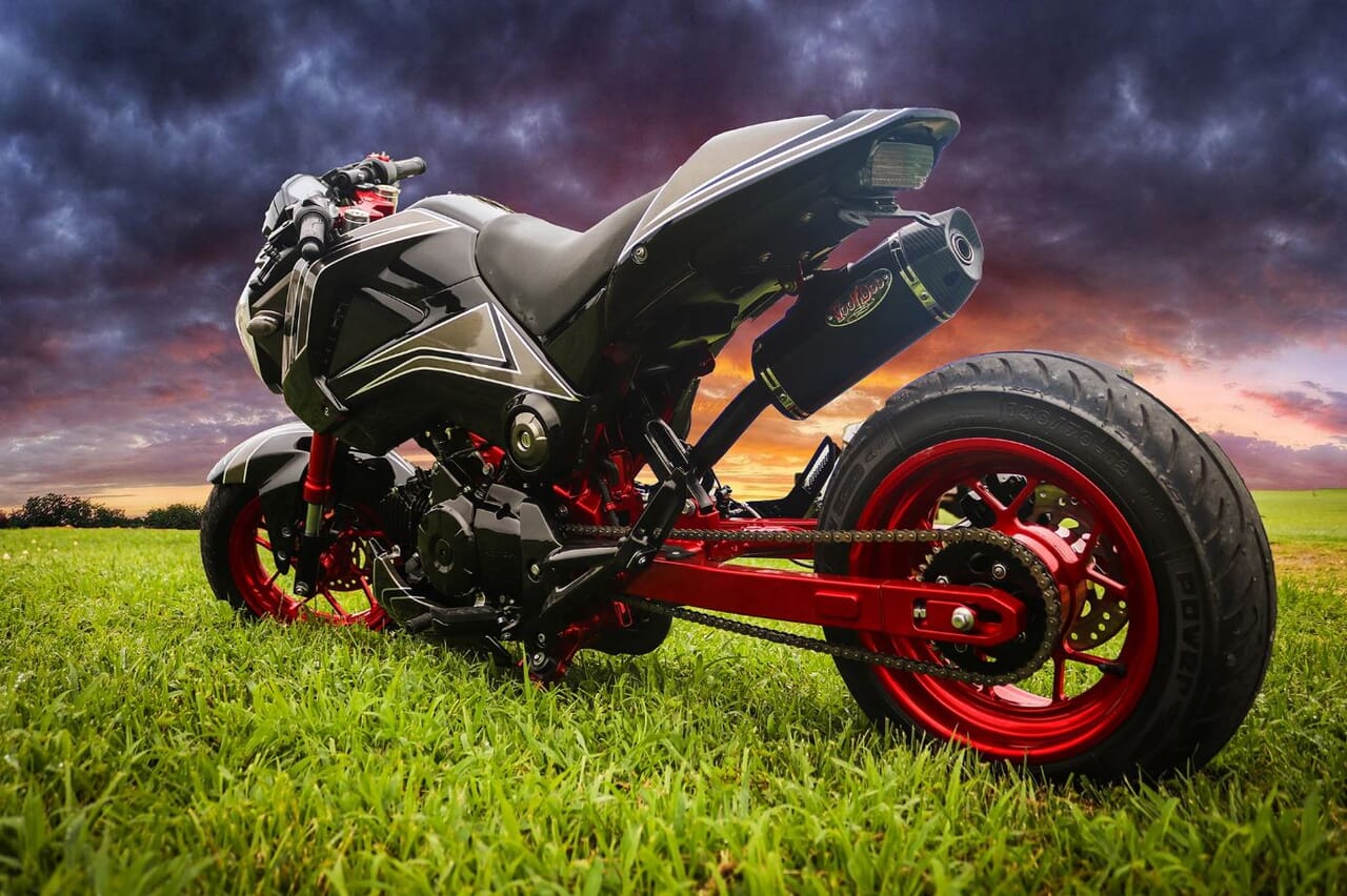 グロム ロンスイ加工 ロングスイングアーム加工 GROM ホンダ オートバイパーツ