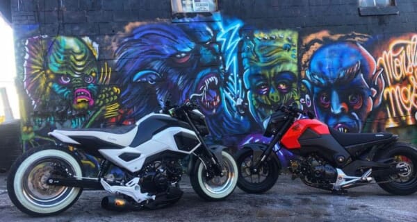 グロム-簡単にロングスイングアームにすることが出来ます｜AxxL