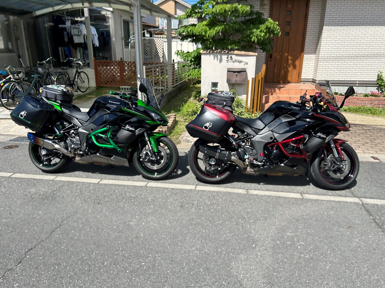 NINJA1000SXへCRAZY IRON のスタントケージを施工頂きました | AxxL