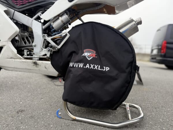 サーキットには必須 AXXL 12インチ タイヤウォーマーカバー｜AxxL