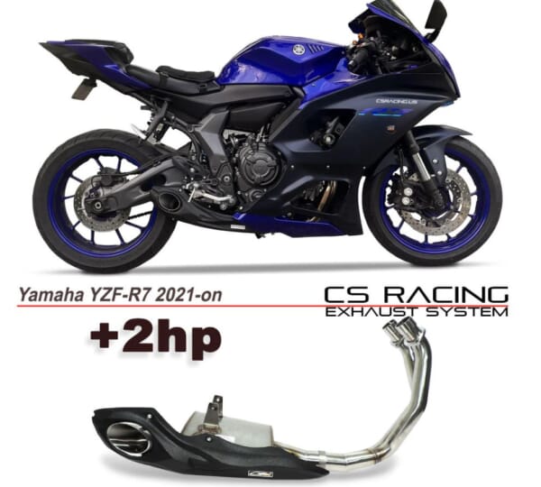 CSRacing YZF-R7 アンダーマウントサイド出しマフラー！｜AxxL