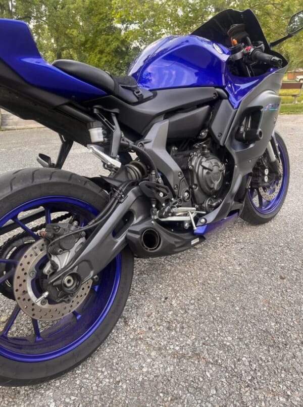 CSRacing YZF-R7 アンダーマウントサイド出しマフラー！｜AxxL