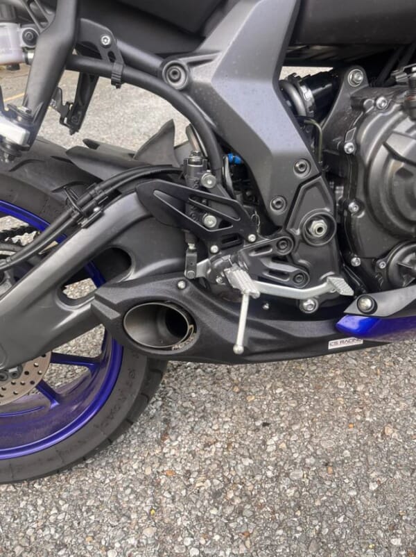 CSRacing YZF-R7 アンダーマウントサイド出しマフラー！｜AxxL