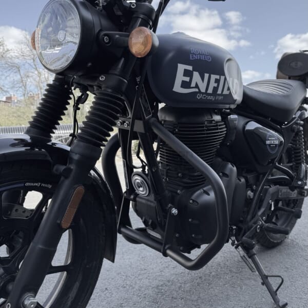 ROYAL ENFIELD ハンター350 倒れても傷つかないエンジンガード