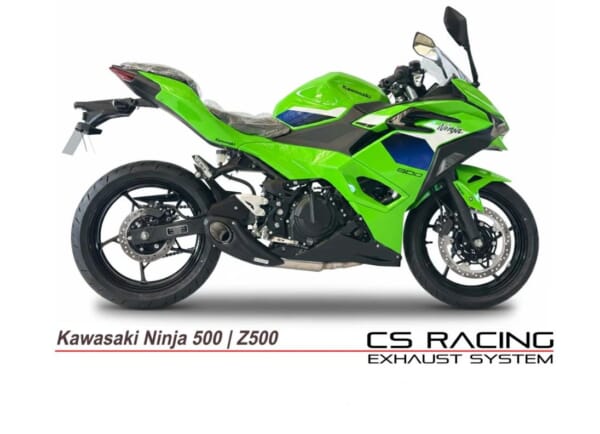Ninja500/Z500にMOTOGPのようなサイド出しマフラーでかっこよく！｜AxxL
