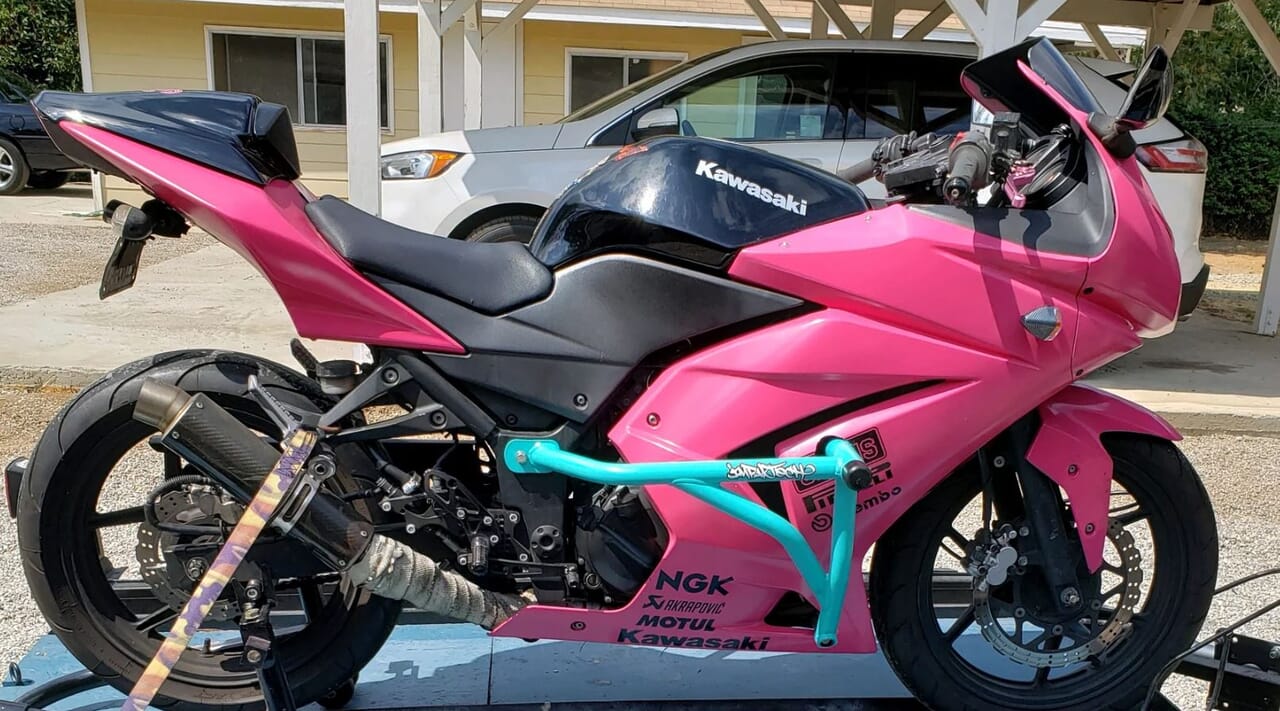 NINJA250 デザインが美しい IMPAKTECH製 スタントケージ｜AxxL