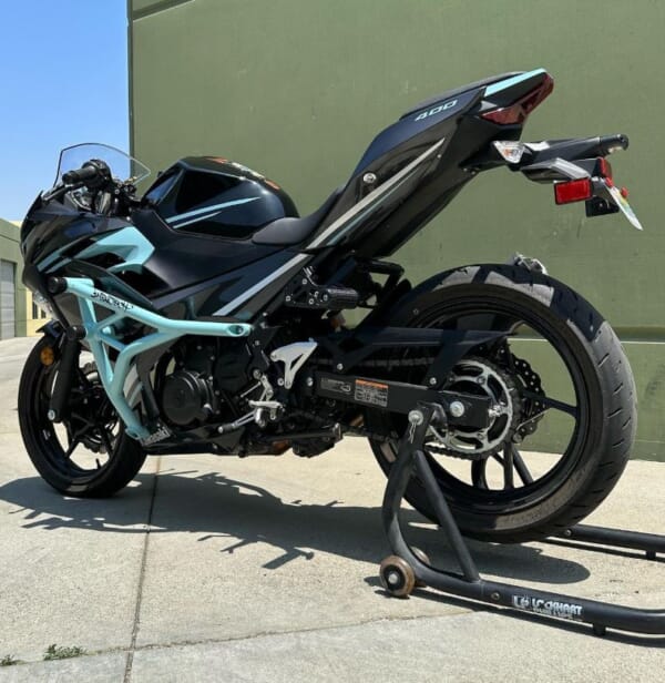 Nao orenznero 0.5 12角軸　スタビ　グリップ格子柄 NINJA400 デザインが美しい IMPAKTECH製 スタントケージ｜AxxL